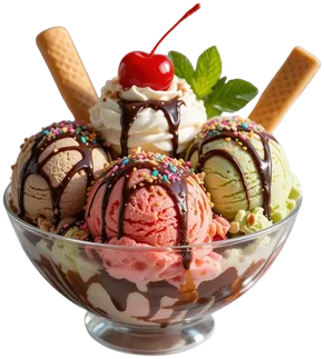 Mixed Ice Cream (3 Scoops)